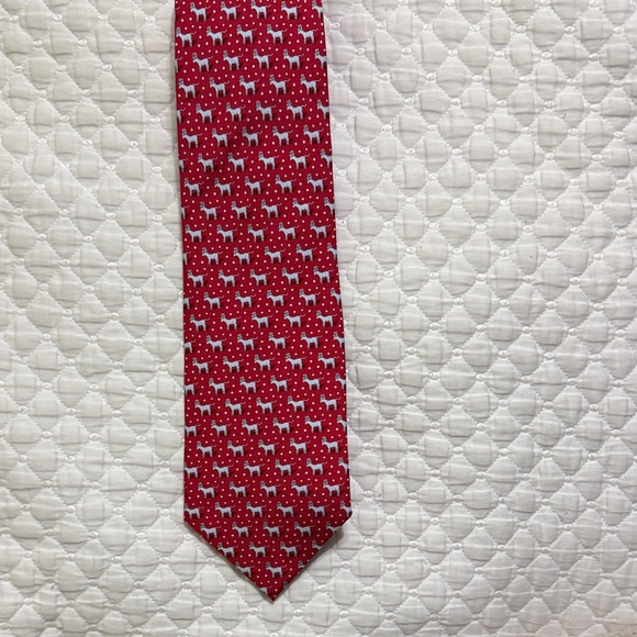 Vineyard Vines Other - Vineyard Vines 100% Silk Men’s Tie - Donkey with Uncle Sam Hat